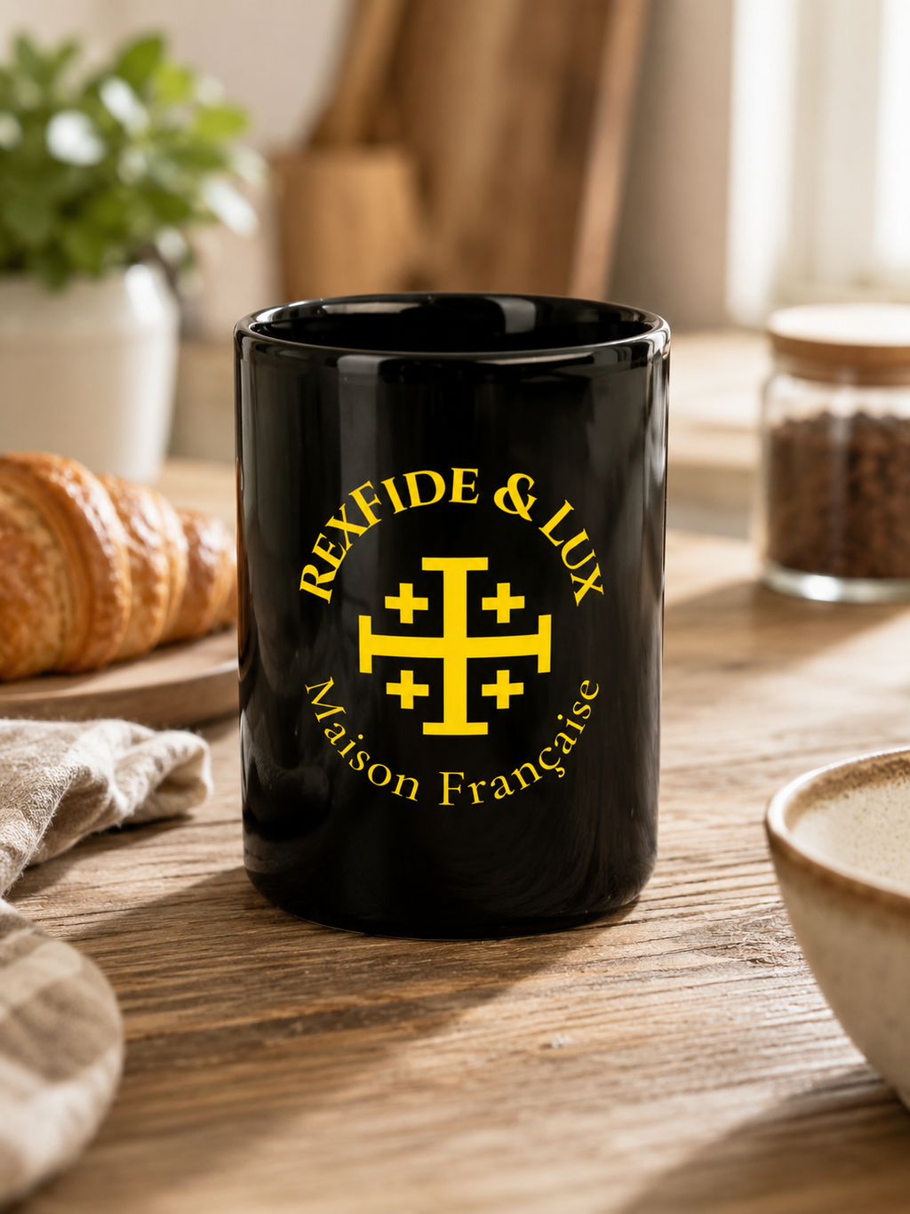 Mug brillant noir